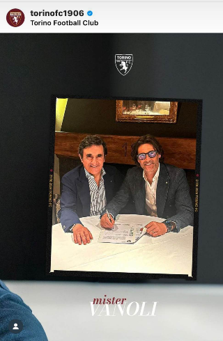 Paolo Vanoli è il nuovo allenatore del Torino